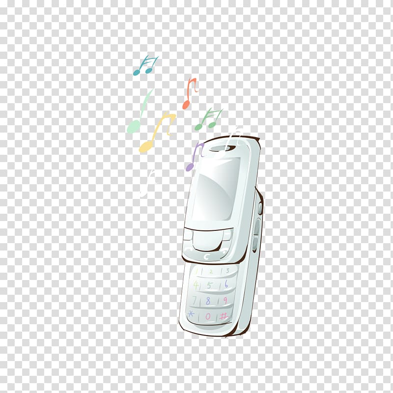 Telephone Drawing Cartoon Dessin animxe9, Hand-painted phone transparent background PNG clipart