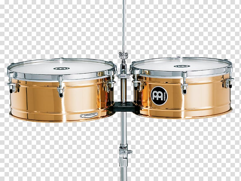 Timbales Meinl Percussion Latin percussion Drums, bronze tripod transparent background PNG clipart