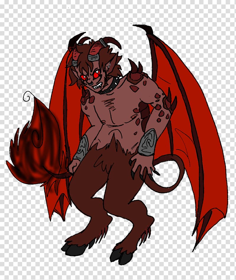 Mammal Illustration Cartoon Demon, Demon Wolf Coloring Pages transparent background PNG clipart