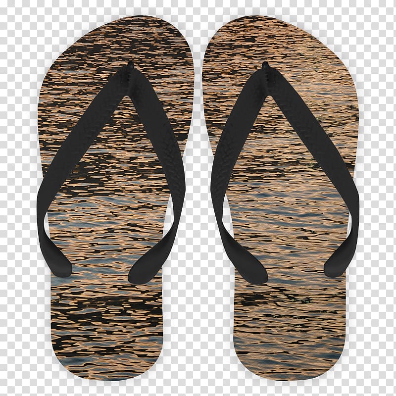 Flip-flops Footwear Sandal Shoe Wood, golden peacock transparent background PNG clipart