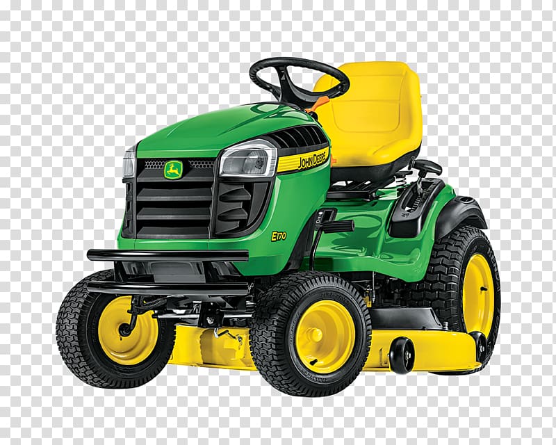 John Deere Lawn Mowers Tractor Riding mower, tractor transparent background PNG clipart