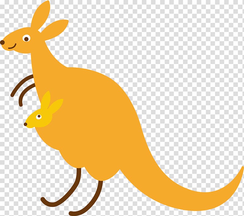 Kangaroo Macropodidae , cartoon Kangaroo transparent background PNG clipart