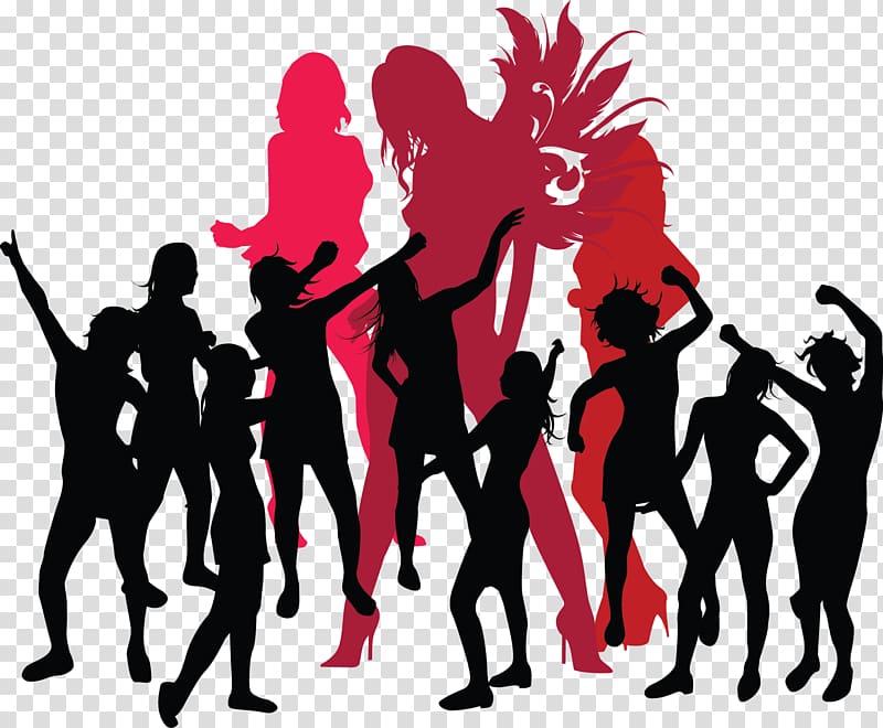 Performing arts Kids Party Music Human behavior Silhouette, Silhouette transparent background PNG clipart