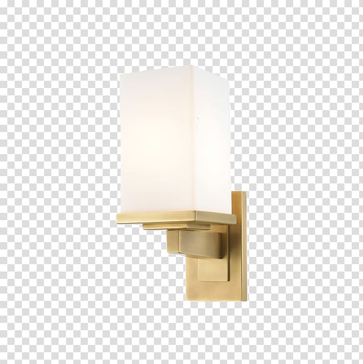 Copper , Single head copper wall lamp transparent background PNG clipart