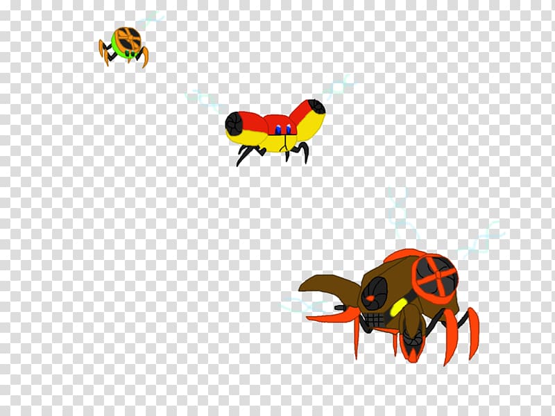 Krabby Honey bee Kingler Art Crab, Crab And Claw transparent background PNG clipart