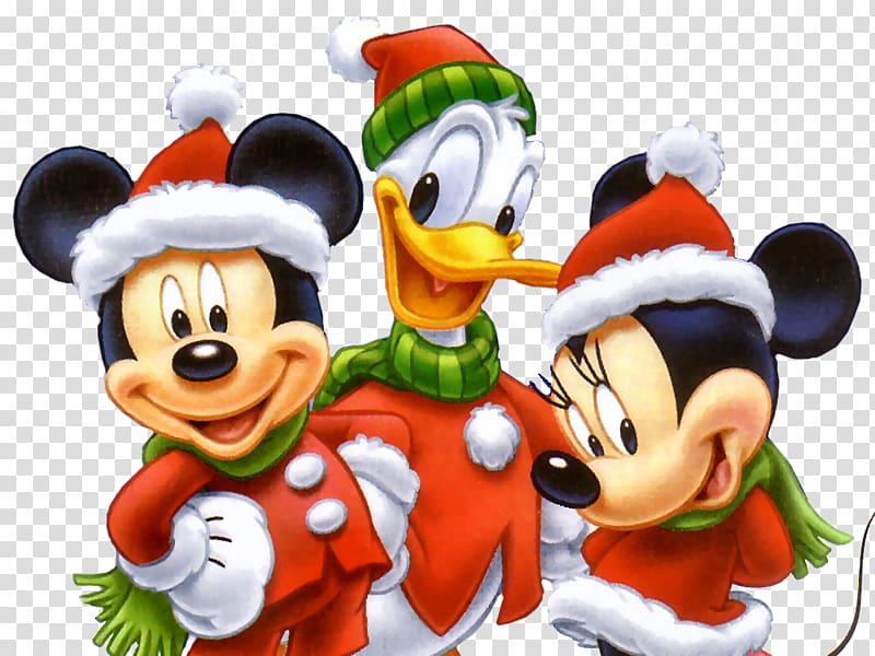 Mickey Mouse Minnie Mouse Donald Duck Christmas The Walt Disney Company, mickey minnie transparent background PNG clipart