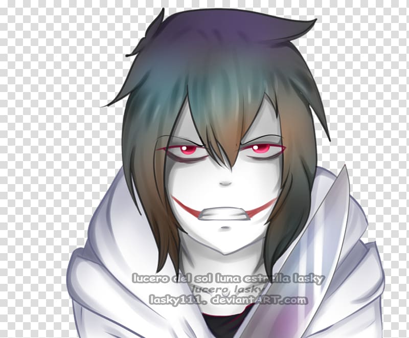 Jeff the Killer Creepypasta Anime Drawing , jeff hardy transparent background PNG clipart