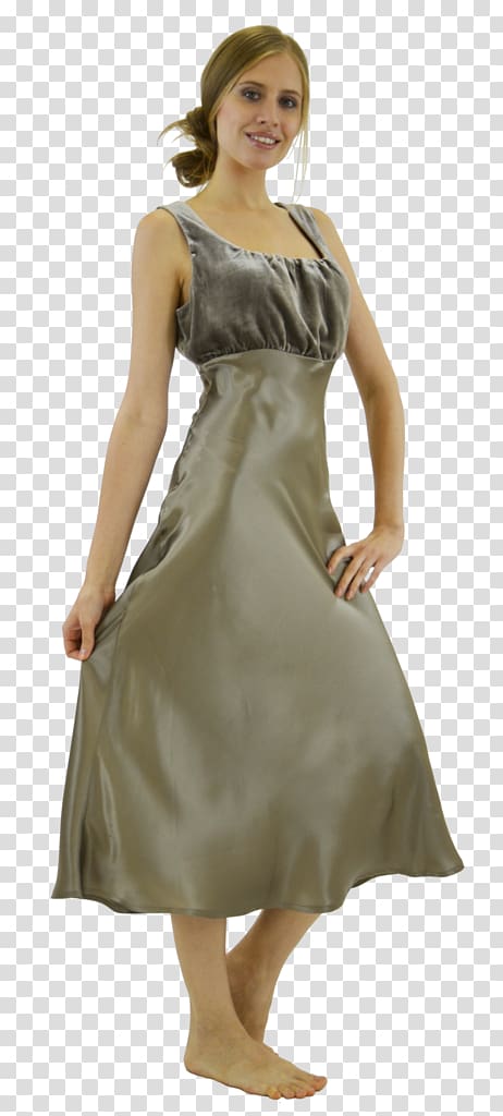 Slip Cocktail dress Satin Fashion, silk robe transparent background PNG clipart