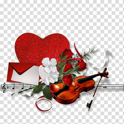 Happiness Love, Cello red hearts transparent background PNG clipart