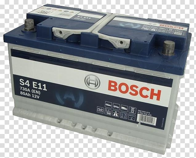 Car Robert Bosch GmbH Rechargeable battery Electric battery Automotive battery, Start stop transparent background PNG clipart
