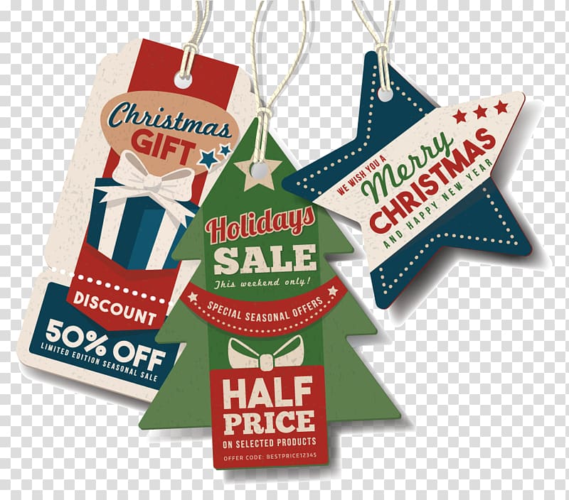 Christmas ornament Sales Advertising, Sales increase transparent background PNG clipart
