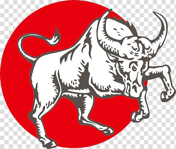 Charging Bull Cattle Water buffalo, Happy Sport transparent background PNG clipart