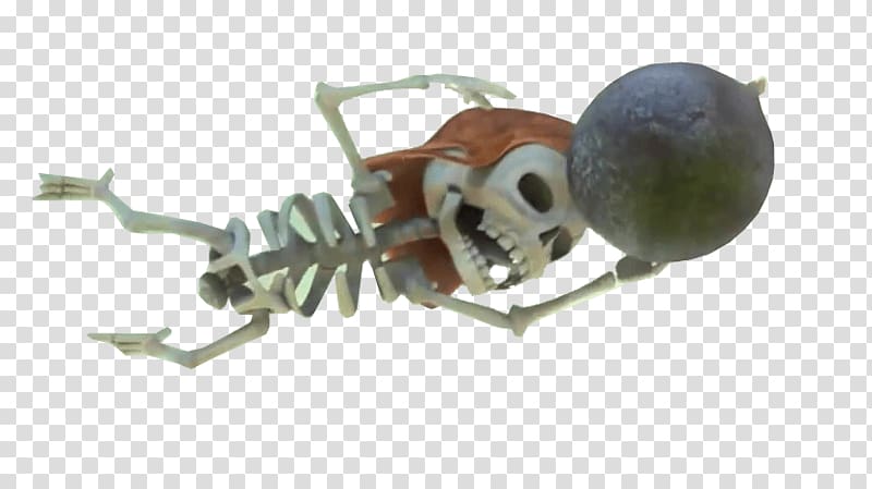 skeleton illustration, Clash Of Clans Skeleton With Bomb transparent background PNG clipart