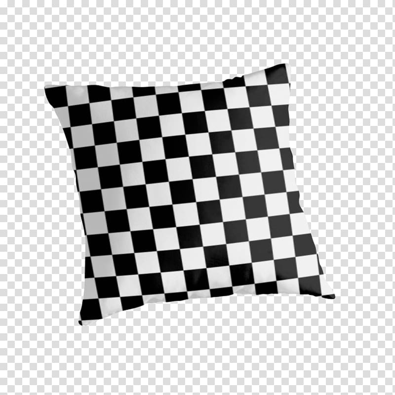 Check Draughts Chess T-shirt Pattern, black and white checkered flag transparent background PNG clipart