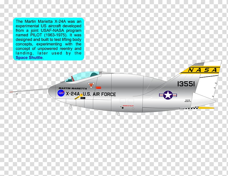 Martin Marietta X-24 Airplane , space shuttle transparent background PNG clipart