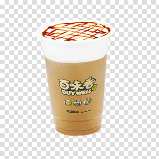 Latte macchiato Milkshake Frappxe9 coffee Caffxe8 mocha, Free tea tea cup buckle material transparent background PNG clipart