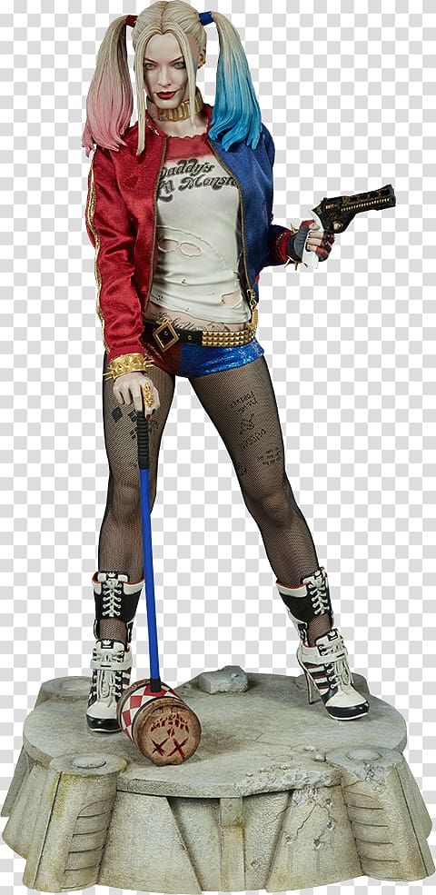 Harley Quinn Joker Bane Sideshow Collectibles Amanda Waller, harley quinn transparent background PNG clipart