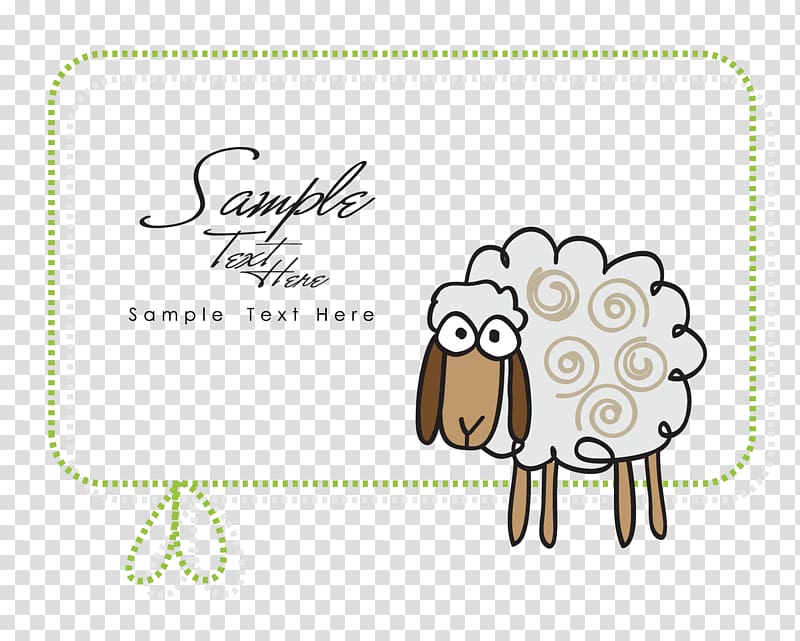 sheep , Sheep Drawing, Lamb border transparent background PNG clipart
