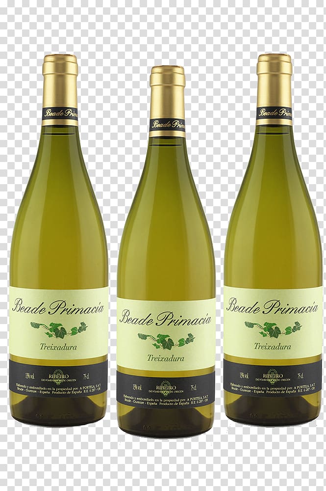 White wine Albariño Ribeiro DO Beade, Ourense, wine transparent background PNG clipart