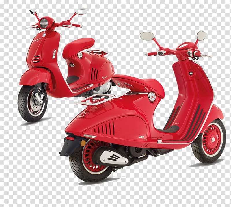 Scooter Piaggio EICMA Electric vehicle Car, Vespa 946 transparent background PNG clipart