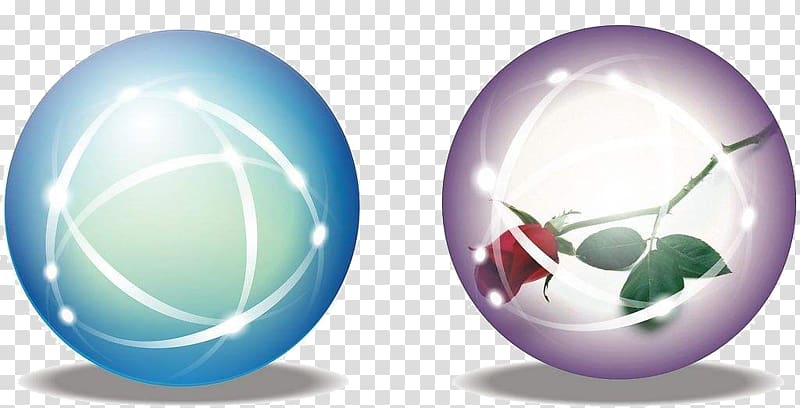 Crystal ball, Individual energy ball transparent background PNG clipart