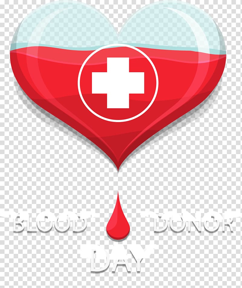 Blood donation Computer file, Love cross blood bags transparent background PNG clipart