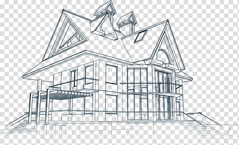 Drawing graphics Architecture House plan, foundation company atlanta transparent background PNG clipart