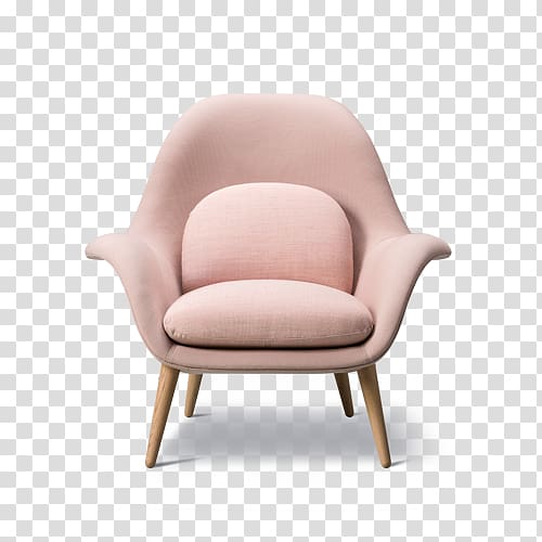 Eames Lounge Chair Furniture Wing chair Table, soft lines transparent background PNG clipart
