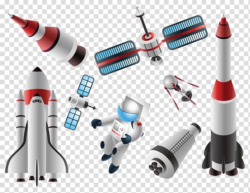 Astronaut Space Race Spacecraft Rocket Outer space, Cosmic astronauts transparent background PNG clipart