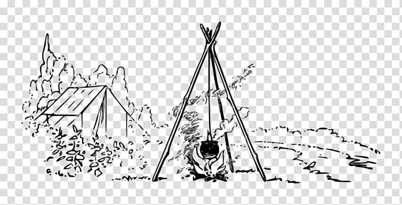 Campfire Drawing Sketch, campfire transparent background PNG clipart