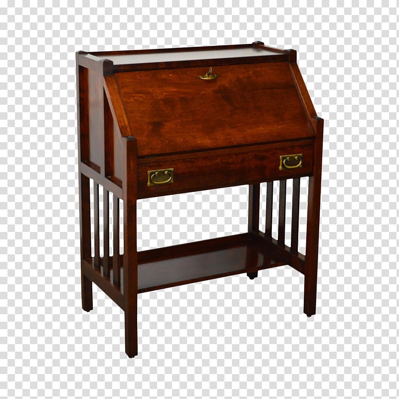 Mission style furniture Bedside Tables Writing desk, table transparent background PNG clipart