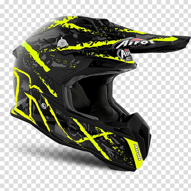 Motorcycle Helmets Airoh Terminator Open Vision Shock cross helmet Airoh Terminator Open Vision Carnage cross helmet The Terminator, motorcycle helmets transparent background PNG clipart
