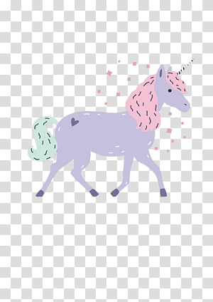 purple unicorn illustration, Unicorn horn Illustration, Color unicorn transparent background PNG clipart thumbnail
