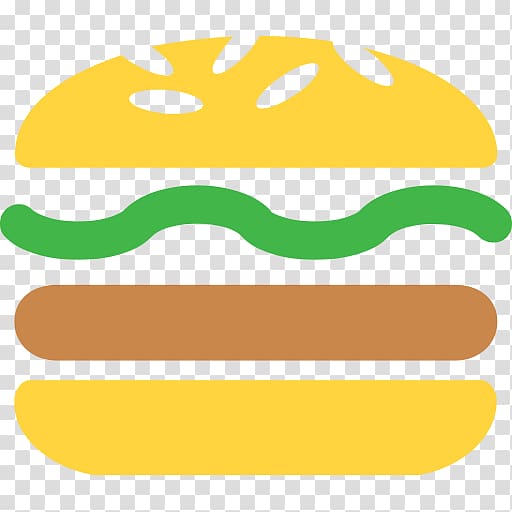 United States Emoji Text messaging Email Hamburger, HAMBURGUER transparent background PNG clipart
