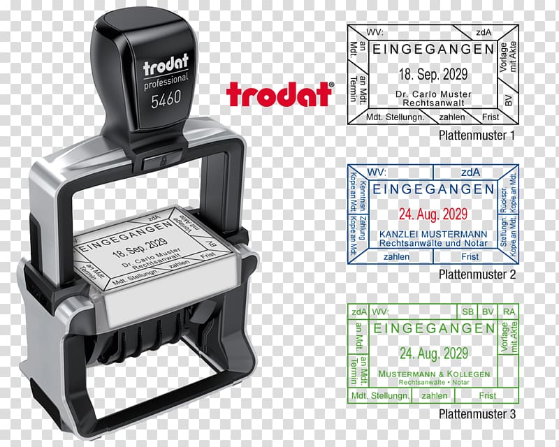 Tampon dateur Trodat Professional Rubber stamp Office Supplies SSI Schaefer Shop, discount roll transparent background PNG clipart