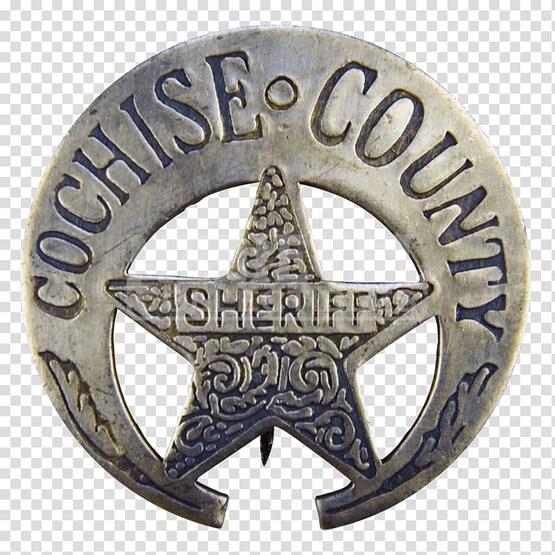 Badge Sheriff Rosco P. Coltrane Cowboy Medal, Sheriff transparent background PNG clipart