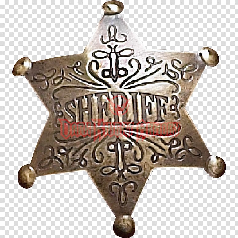 American frontier Sheriff Badge Texas Ranger Division United States Marshals Service, Sheriff transparent background PNG clipart