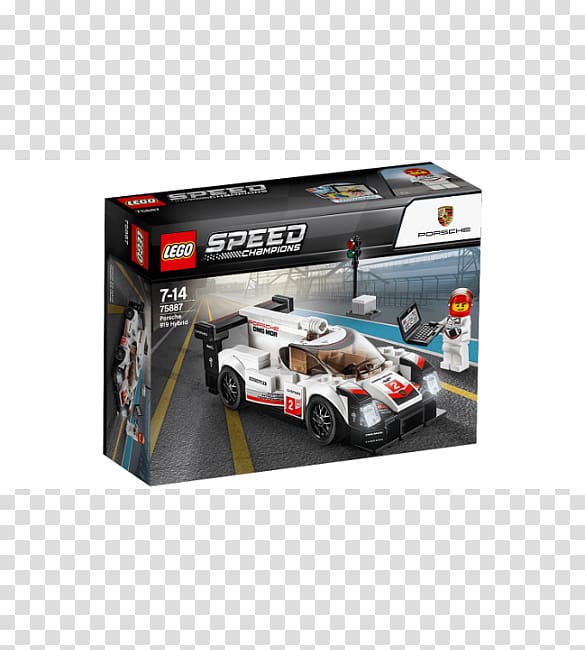 Porsche 919 Hybrid Lego Speed Champions Toy, porsche transparent background PNG clipart