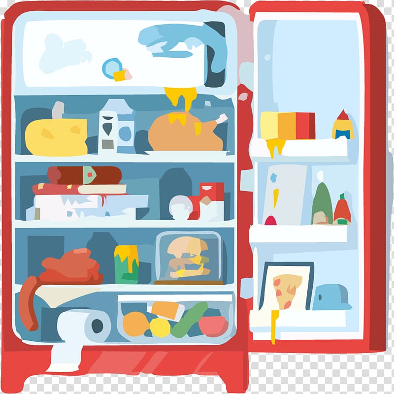 Refrigerator Apartment Dribbble, red refrigerator transparent background PNG clipart