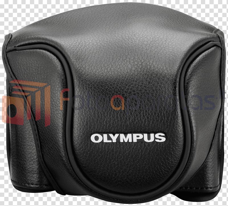 Olympus Stylus 1 Olympus CSCH 116 Camera case base camera, Black Polyurethane leather Olympus CBG-11 Leather Bag Black / brown for PEN-F Tasche/Bag/Case, Camera transparent background PNG clipart