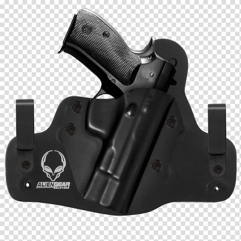 Gun Holsters M1911 pistol Concealed carry Alien Gear Holsters Paddle holster, carrying a gift transparent background PNG clipart