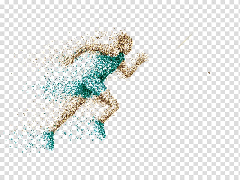 Running Sport Illustration, Creative Fitness Posters element transparent background PNG clipart
