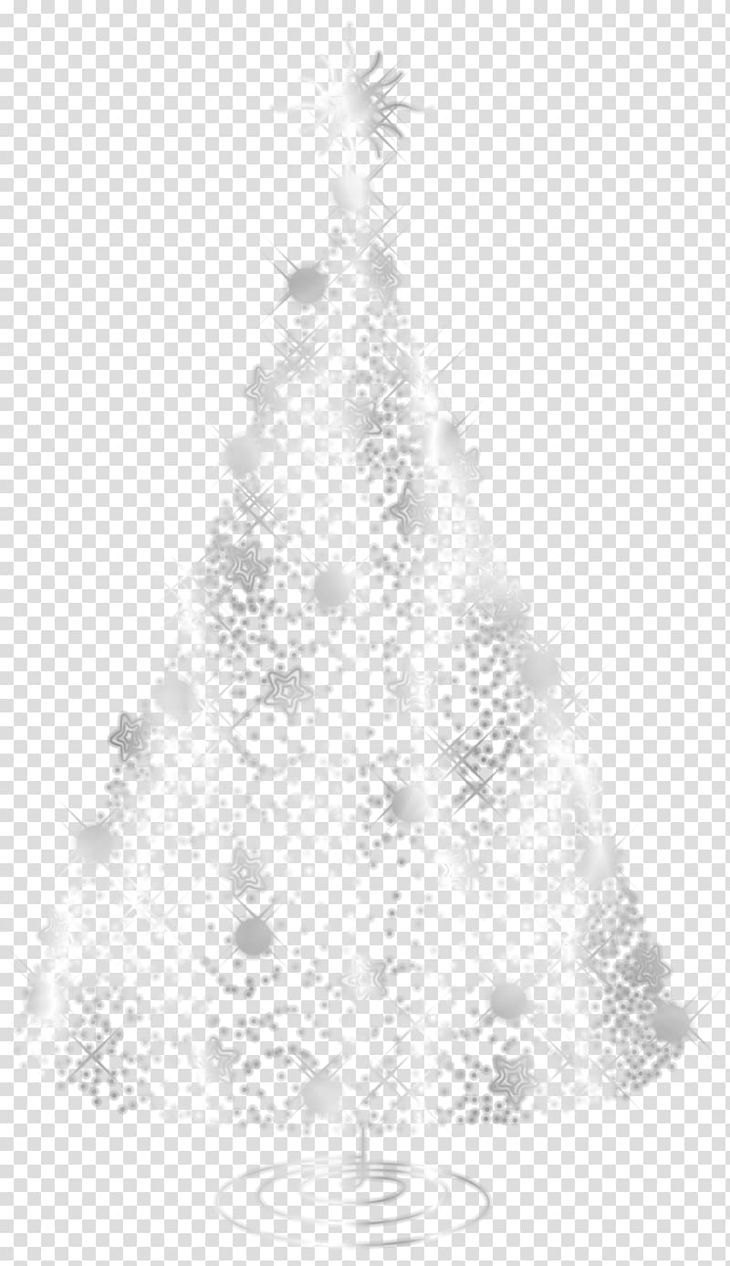 Christmas tree White, pine cone transparent background PNG clipart