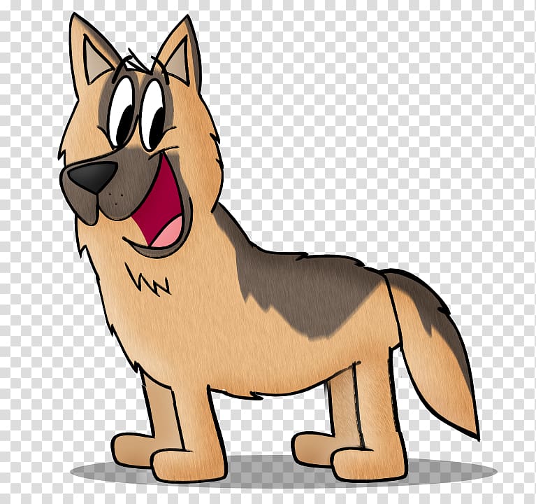 German Shepherd Puppy Cartoon Drawing , Cartoon Werewolves transparent background PNG clipart