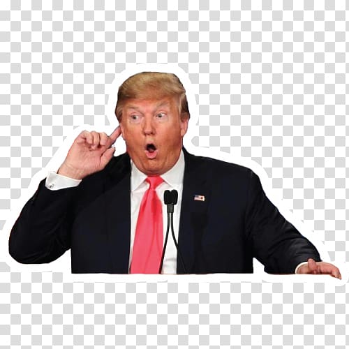 Donald Trump President of the United States Entrepreneur Get Over It, donald trump transparent background PNG clipart