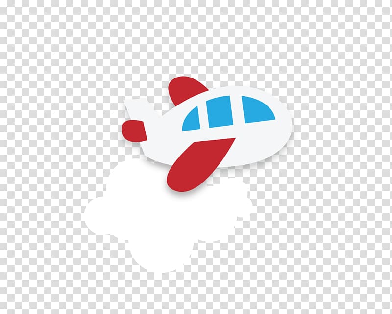 Airplane Paper, aircraft,Cartoon airplane,red transparent background PNG clipart