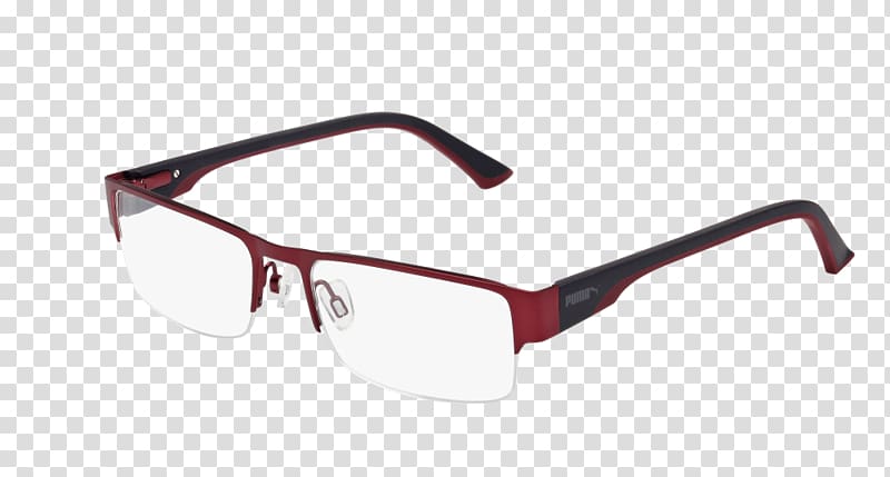 Rimless eyeglasses Puma Eyewear Eyeglass prescription, glasses transparent background PNG clipart