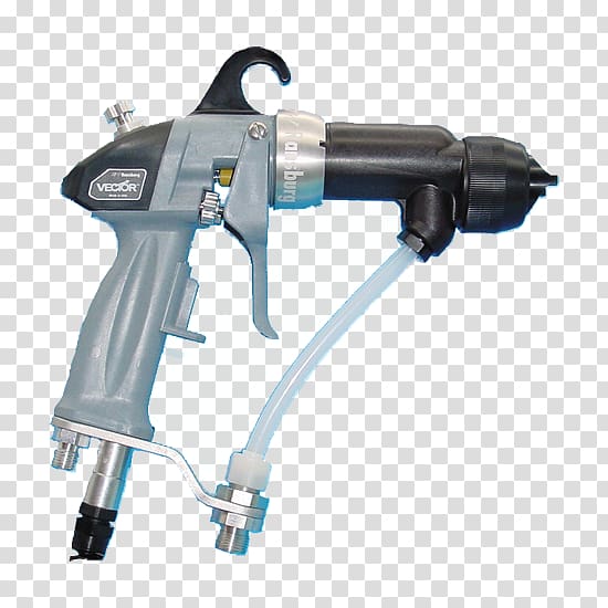 Spray painting Electrostatics Electrostatic coating Gun, water gun transparent background PNG clipart