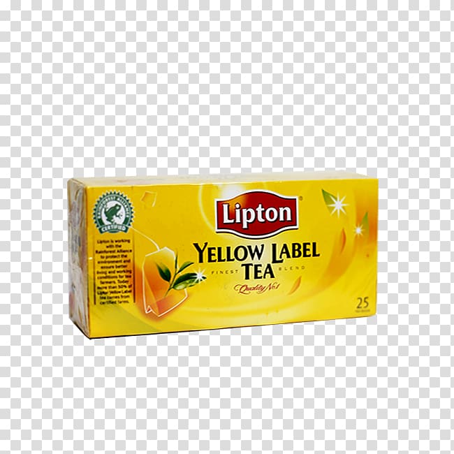 Iced tea Lipton Lemon Tea Tea bag, Yellow Tea transparent background PNG clipart