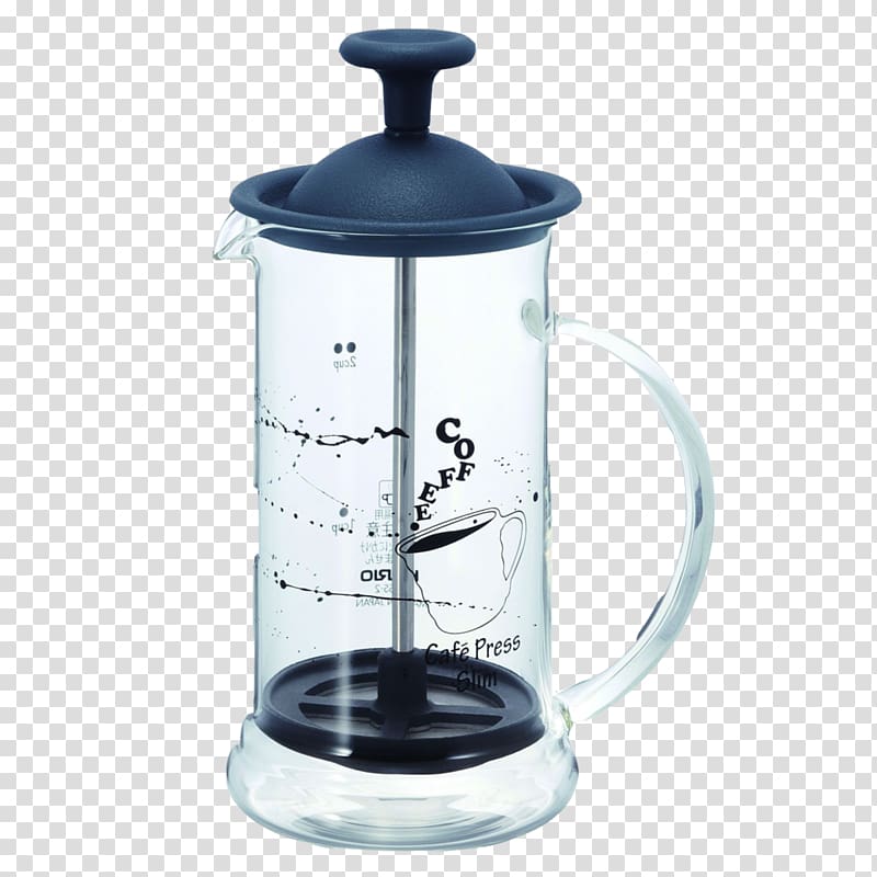 Hario CPSS-2TB Cafépress Slim Coffee and Tea Press Hario Cafe Press Slim French Presses, Coffee transparent background PNG clipart